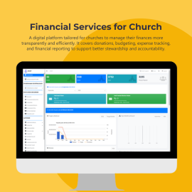 A digital platform tailored for churches for manage their finances more transparently and efficiently. It covers donations. budgeting, expense tracking, and financial reporting to support better stewardship and accountability